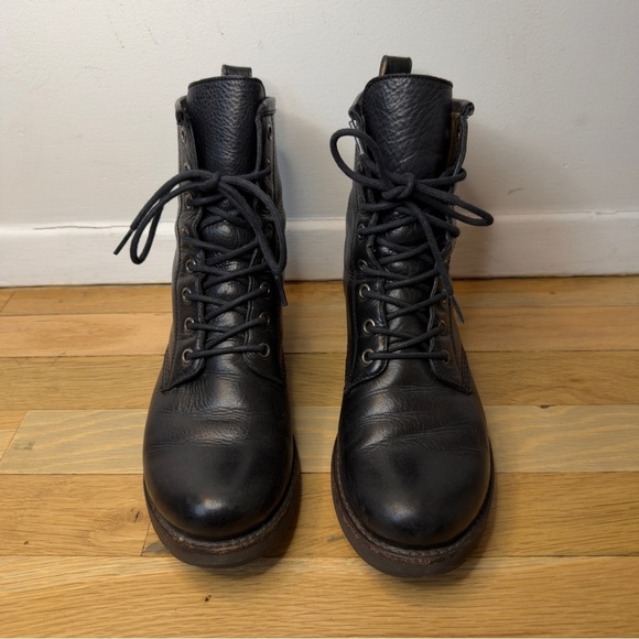 Frye Sabrina 6G Lace Up Black Leather Boots Size 9 main image 7